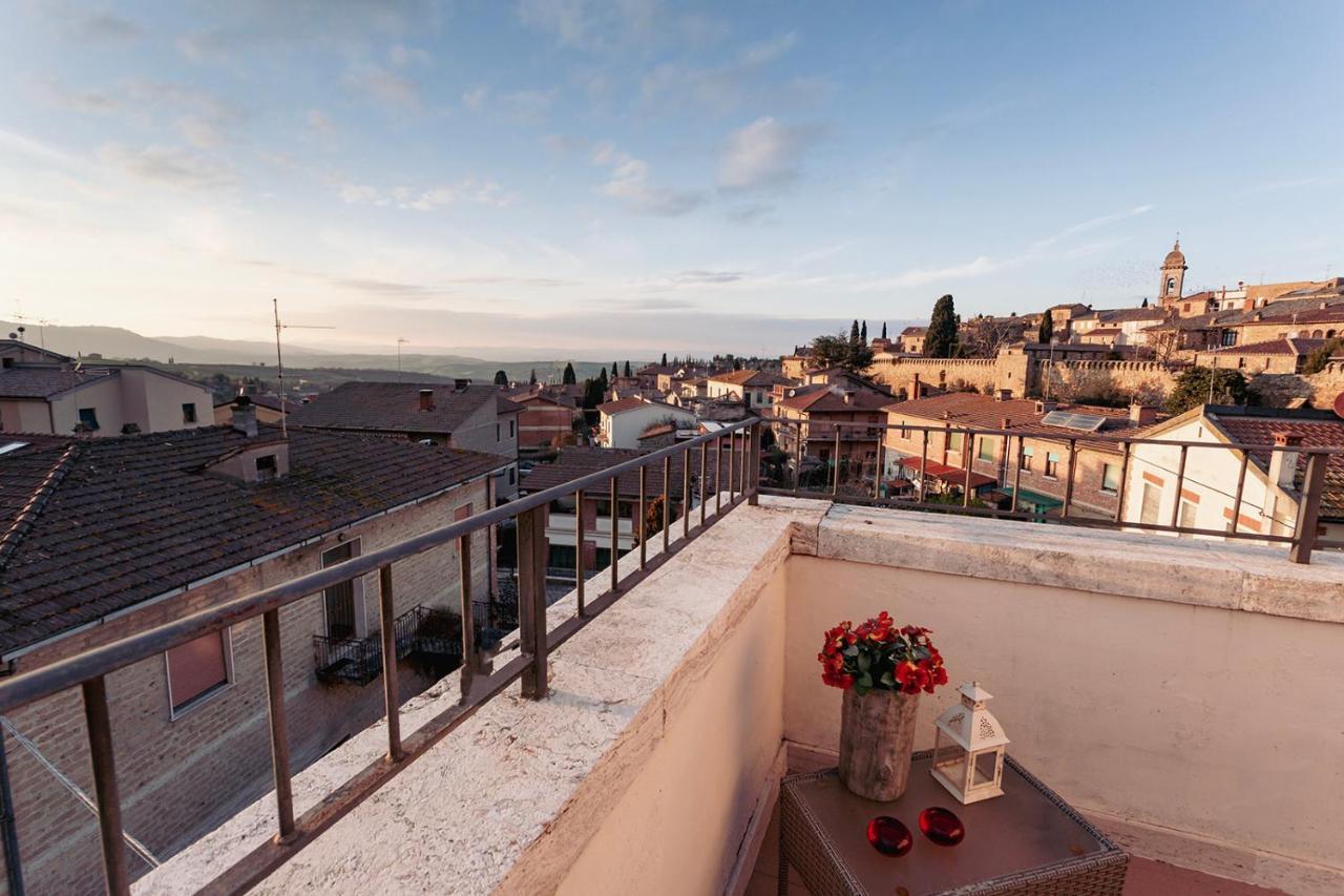 Il Trabucco E La Terrazza Della Val D' Orcia Apartamento San Quirico dʼOrcia Exterior foto
